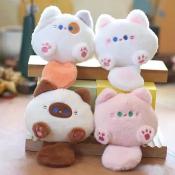 Милый милый котенок пельмени плюшевые игрушки кукла котенок сумка подвесной брелок кукла 14Cm
