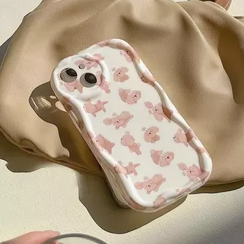 Милый плюшевый чехол для собаки для Iphone 11 12 Promax 13 14 Pro Max с рисунком щенка, нескользящий чехол для телефона, защитная задняя крышка for iphone 11