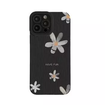 Милый силиконовый чехол для телефона с цветочным рисунком для iPhone 11 12 13 14 15 Pro Max Mini SE 8 7 Plus X XR XSMAX противоударный кожаный чехол For iPhone 11 Pro