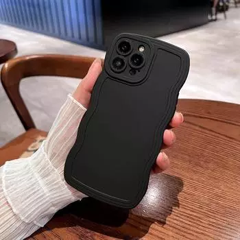 Милый волнистый чехол с карамельными фигурками для iPhone 14 13 12 11 Pro Max XS X XR 7 8 Plus SE 2022, мягкий силиконовый защитный чехол-бампер For iPhone SE 2020