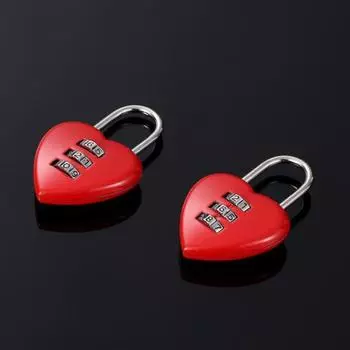 Милый замок в форме сердца Love Lock Rotary Number навесной замок бытовые аксессуары розовый