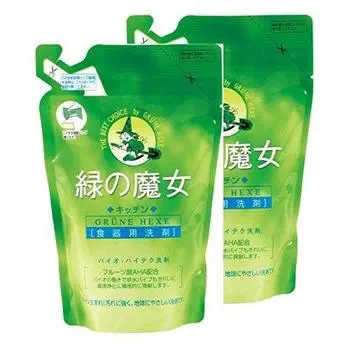 Mima Clean Care Green Witch Kitchen Refill 360ml x 2 pieces [Bulk Purchase] (Dishwashing Detergent)