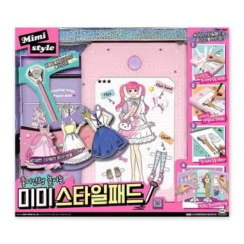 [Mimi World Official] Бумажная кукла — это Mimi Style Pad, популярные корейские игрушки-персонажи