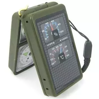 Мини-10 в 1 уличный военный походный линзовый компас для кемпинга 1.0