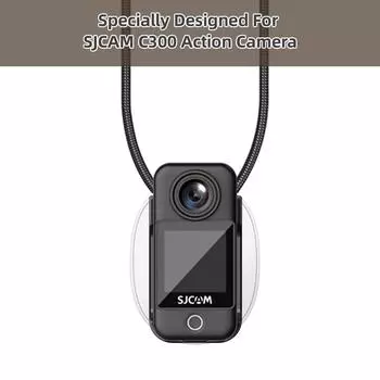 Мини-экшн-камера SJCAM, магнитный держатель для шеи, быстросъемное крепление с регулируемым шейным ремнем белый