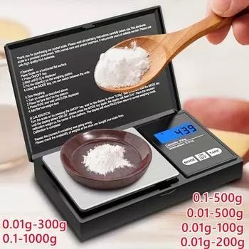 Мини-электронные весы из нержавеющей стали, цифровые карманные весы, золотые граммы, весы, портативные карманные весы, ювелирные изделия