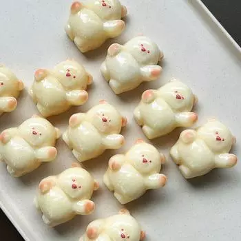 Mini Bear Pinch Toy Slow Rebound Stress Relief Toys Small Square Cake Pinch For Kids Adults Gift 03
