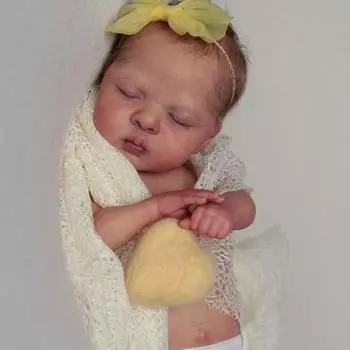 Mini bebe reborn kit Luna 12 дюймов Reborn Baby виниловая кукла набор неокрашенных несобранных деталей куклы DIY Blank Reborn Doll Kit