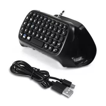 Мини беспроводная игровая клавиатура Bluetooth Chatpad для контроллера PS4