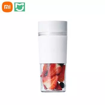 Мини-блендер для сока Xiaomi Mijia, портативная соковыжималка с зарядкой USB-C, чашка для фруктов, кухонный комбайн, электрический кухонный миксер, быстрое приготовление сока, 300 мл