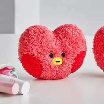 Мини-блестящая кукла Line Friends BT21 TATA, ручное зеркало