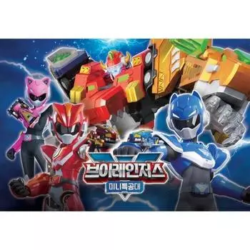 Mini Commando V -Rangers 8 Puzzle 01, Единорог, Корея, лучшая головоломка для малышей