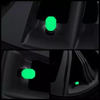 Mini-compact 2g/pc Motorcycle Tyre Night Glowing Model Universal Abs Tyre Rim Stem Covers Car Supplies Creative Practical