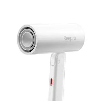Мини-фен Reepro, дорожный электрический фен, быстросохнущий, 1300 Вт, анион высокой мощности, портативный складной фен, воздуходувка для домашних дорожных наборов белый