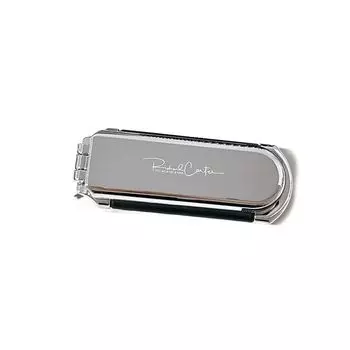 Mini Foldable Hair Comb Square Air Bag Hair Brush 2 in 1 Comb Mirror Set Hair Styling Accessories Silver