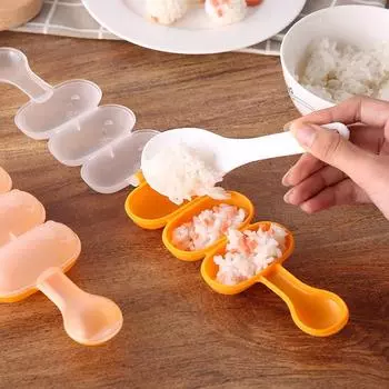 Мини-форма для роллов из риса и овощей, машина для приготовления мясных шариков, суши, онигири, инструмент, кухонные гаджеты