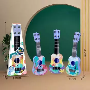 Мини-гитара на гавайской гитаре, игрушка для улучшения навыков, классический музыкальный инструмент для раннего образования для мальчиков и девочек, детские рождественские подарки