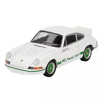 MINI GT 1/64 porsche 911 Carrera RS 2.7 Grand Prix White/Green Livery (Left hand drive) Finished product