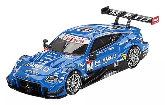 MINI GT Nissan Z GT500 Серия SUPER GT MARELLI IMPUL Z TEAM IMPUL Готовое изделие 1/64 2023#1 (Левый руль) MGT00849-BL