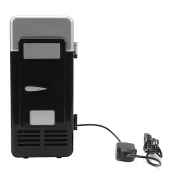 Мини-холодильник с одним баком, USB-перезаряжаемый, портативный, с низким децибелом, энергосберегающее охлаждение