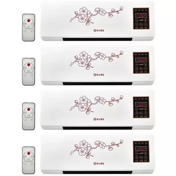 Мини-холодный кондиционер с сенсорным экраном, настенный обогреватель, регулируемый на 16-40 градусов для общежития/спальни/ванной комнаты/кухни