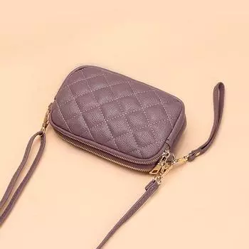 Мини и Простая Модная Сумка-Клатч на Плечо Taro purple