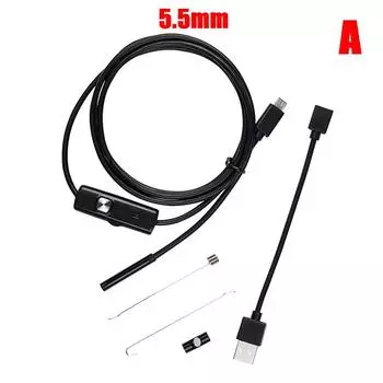 Мини-камера эндоскопа 7 мм/5,5 мм USB-камера для Android-инспекционного бороскопа 5.5mm 1M