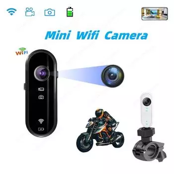 Мини-карманная экшн-камера HD 1080P, Wi-Fi, точка доступа, удаленный просмотр для путешествий, мотоцикла, велосипеда, видеорегистратор, спортивные камеры для езды