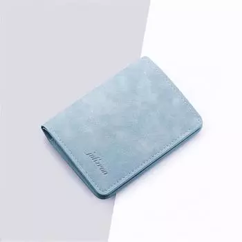 Мини-кошелек, держатель для карт, кошелек, сумка для монет, держатель для карт, короткий вертикальный кошелек из искусственной кожи, сумка для монет чёрный