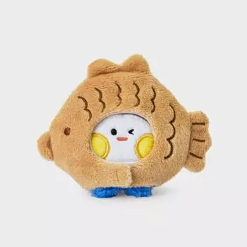 Мини-кукла Line Friends Truz Woopy Mini Mini Mini Taiyaki Bread Snack Doll