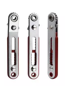 Mini Multifunctional Bidirectional Forward and Reverse Ratchet Screwdriver Elbow Flat Head Wrench Cross Screwdriver Slotted Tool
