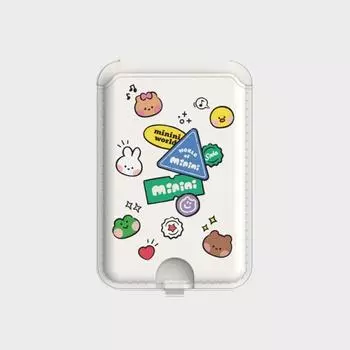 Мини-наклейка Line Friends Max Safe для кошелька с подставкой для карт