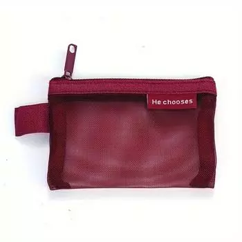 Mini Nylon Zipper Pouches Packable and Lightweight Key Organizer