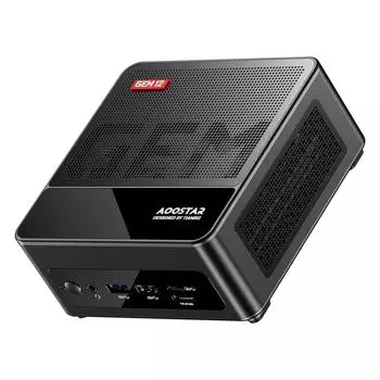 Мини-ПК AOOSTAR, Windows 11PRO, 32 ГБ, DRR5, ОЗУ, 1 Т, SSD, мини-настольный компьютер, AMD Ryzen™ 9 6900HX 16G&512GB EU Plug чёрный
