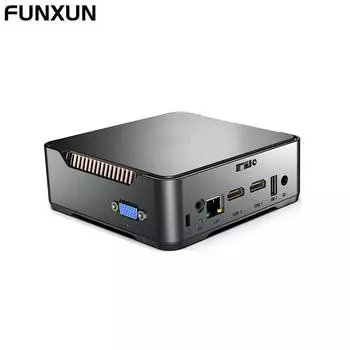 Мини-ПК FUNXUN Window 11 Pro, домашний офисный компьютер, 128 ГБ/256 ГБ/512 ГБ/1 ТБ SSD, 8/16 ГБ ОЗУ, портативный ПК 8GB RAM+128GB SSD