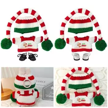 Mini Plush Doll s Clothes for Labubu Plush Doll s Clothes Outfit Accessories Kpop Doll Outfit for Children Gift
