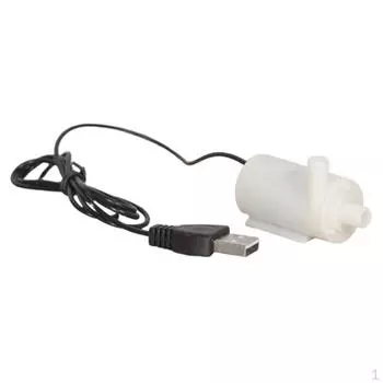 Мини погружной циркуляционный насос USB DC3V5V6V с кабелем 1 м для аквариума,