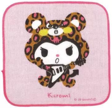 Мини-полотенце Skater S Kuromi Headgear Sanrio Высота 15 x Ширина 15 см Полотенце-платок MNT1-A