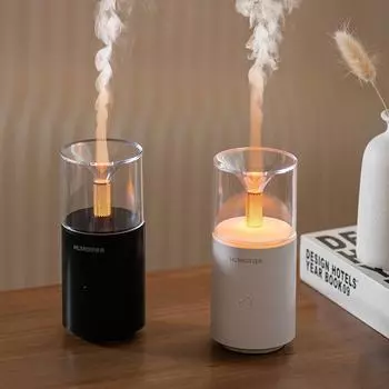 Mini Portable Car Aromatherapy Essential Oil Diffuser with LED LightHome Office Table USB Electric Aroma Air Humidifier Diffuser USB Cable белый