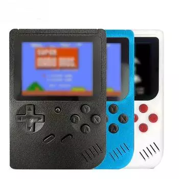 Мини-портативная игровая консоль 8-битный 3,0-дюймовый цветной ЖК-дисплей Детский цветной игровой плеер Встроенный 400 игр