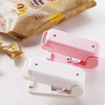 Мини портативный электрический сварочный аппарат Heat Super Sealer Closer Heating Tool 9*4*6 CM белый