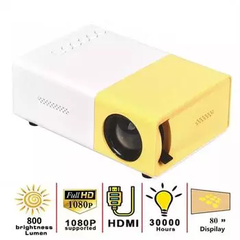 Мини-портативный светодиодный уличный мини-мобильный проектор HD 1080P, детский проектор, ультра-четкий проектор, мини-портативный проект EU Plug