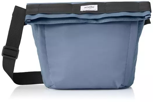 Mini Shoulder Bag A5 Multiple Storage OLIVE ATS0921 Blue Gray [Anello]