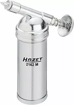 Мини-шприц для смазки HAZET 2162M вкл.. смазочный ниппель с конструкцией 50 и 90 градусов - точное дозирование для сыпучей смазки, емкость заполнения 2,82 унции - для смазывания