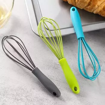 Mini Silicone Egg Must Be Durable Hand-Held Whipping Cream Foam Machine Antiskid Mixer And Egg Must Be Portable