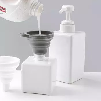 Mini Telescopic Silicone Funnel for Oil and Wine - Wide-Caliber, Leak-Proof, Foldable, Small Dispenser for Household Use