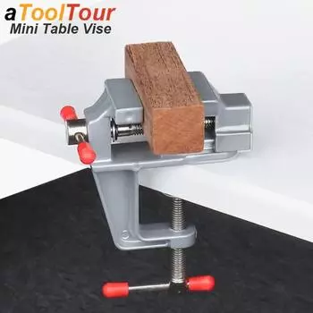 Мини-тиски для верстака, зажимной винт, DIY-форма для поделок, фиксированный инструмент для ремонта, плоскогубцы, ювелирные изделия, электроника, небольшой портативный верстак для хобби