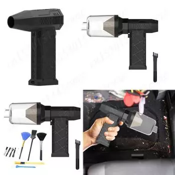 Mini Turbo Jet Fan 130000RPM Handheld Duct Fan Rechargeable Electric Air Blower Jet Dry Blower for Laptop Computers Keyboard