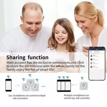 Мини WiFi Smart Switch Home AC100-240V Модуль Реле Автоматический выключатель DIY Switch 16A APP Таймер/Голосовое управление Работает с Alexa Google
