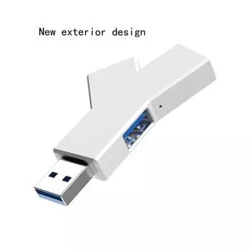 Mini Y-shaped Portable Type-c3.1 3-Port Splitter USB3.0 Inline 2.0HUB Extender Hub